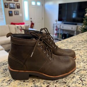 Red Wings Worx Steel Toe Shoes, Women’s Size 9M